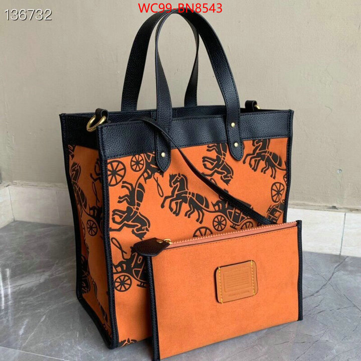 Coach Bags(4A)-Tote-,1:1 clone ,ID: BN8543,$: 99USD