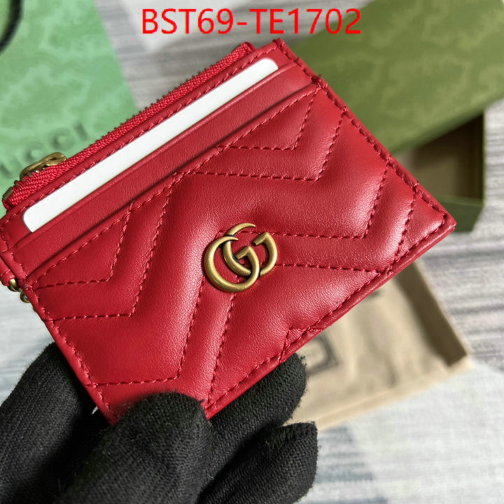 Gucci Bags(TOP)-Wallet-,replica 1:1 high quality ,ID: TE1702,$: 69USD