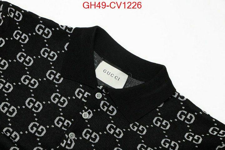 Clothing-Gucci,cheap online best designer , ID: CV1226,$: 49USD