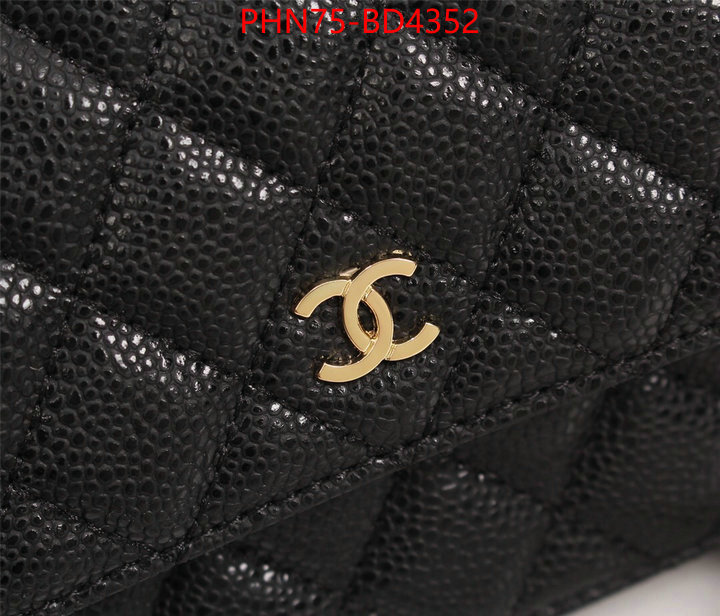 Chanel Bags(4A)-Diagonal-,ID: BD4352,$: 75USD