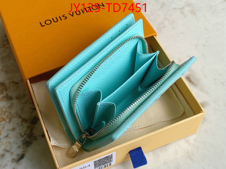 LV Bags(TOP)-Wallet,ID: TD7451,$: 125USD