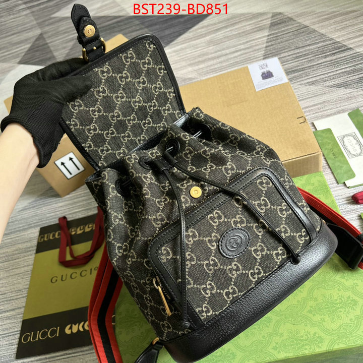 Gucci Bags(TOP)-Backpack-,top quality replica ,ID: BD851,$: 239USD