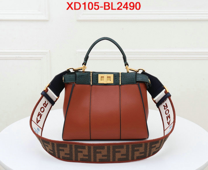 Fendi Bags(4A)-Peekaboo,high quality designer replica ,ID: BL2490,$: 105USD
