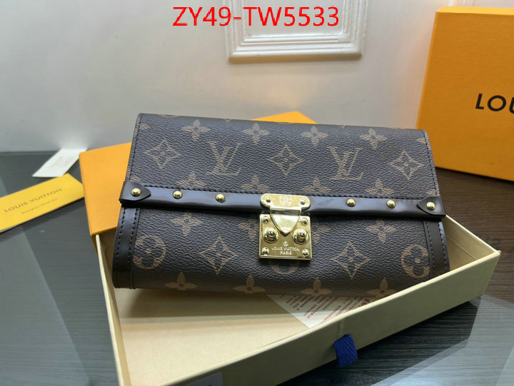 LV Bags(4A)-Wallet,what's the best place to buy replica ,ID: TW5533,$: 49USD