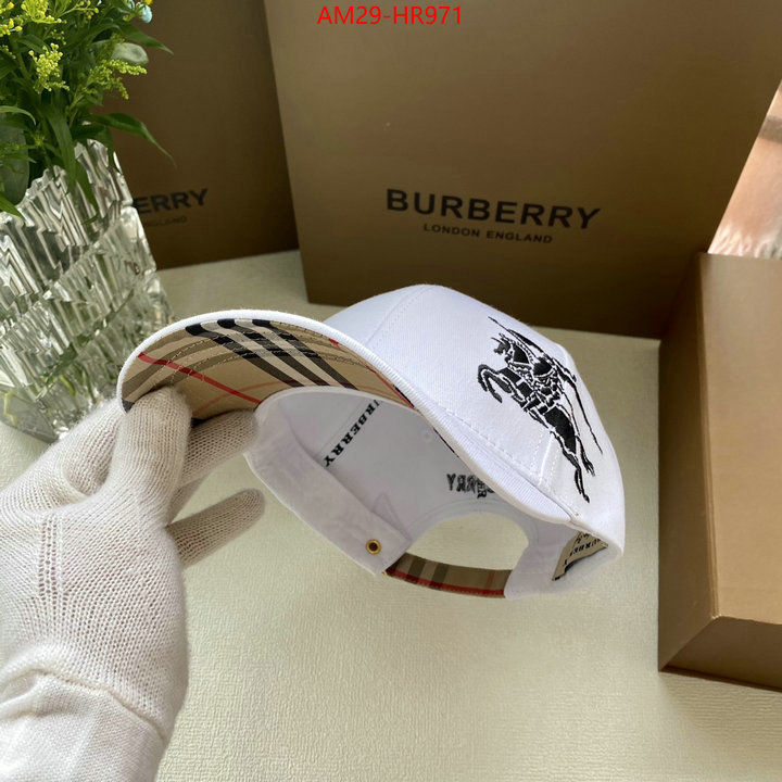 Cap (Hat)-Burberry,copy aaaaa , ID: HR971,$: 29USD