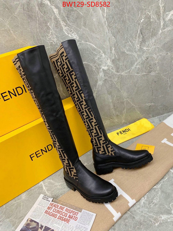 Women Shoes-Fendi,replica , ID: SD8582,$: 129USD
