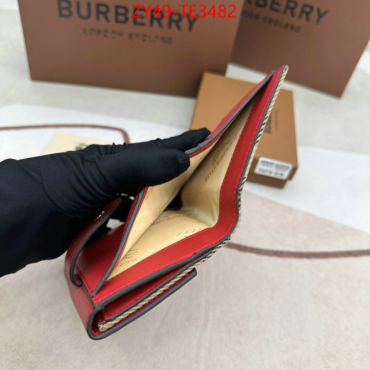 Burberry Bags(4A)-Wallet,high quality designer ,ID: TE3482,$: 49USD