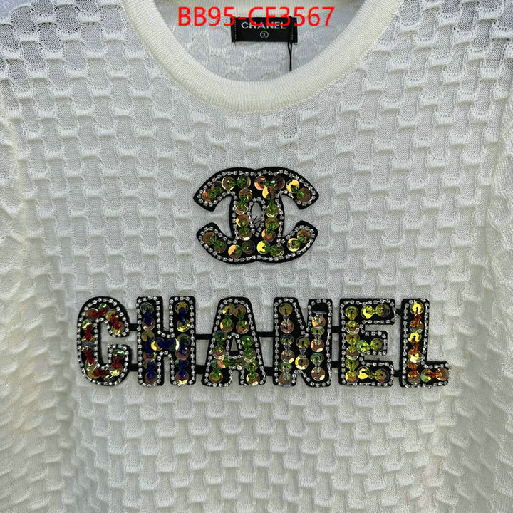 Clothing-Chanel,2023 perfect replica designer ,ID: CE3567,$: 95USD