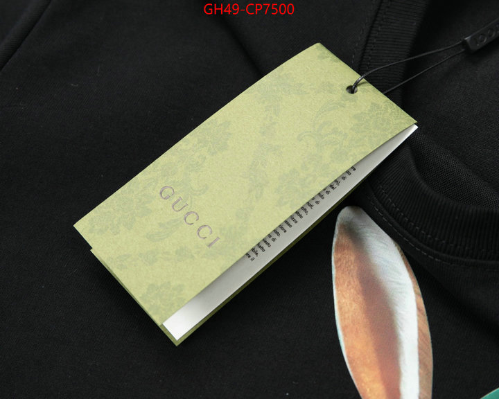 Clothing-Gucci,first copy , ID: CP7500,$: 49USD