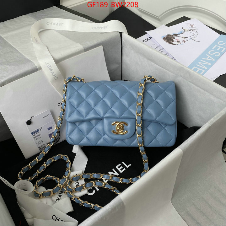 Chanel Bags(TOP)-Diagonal-,ID: BW2208,$: 189USD