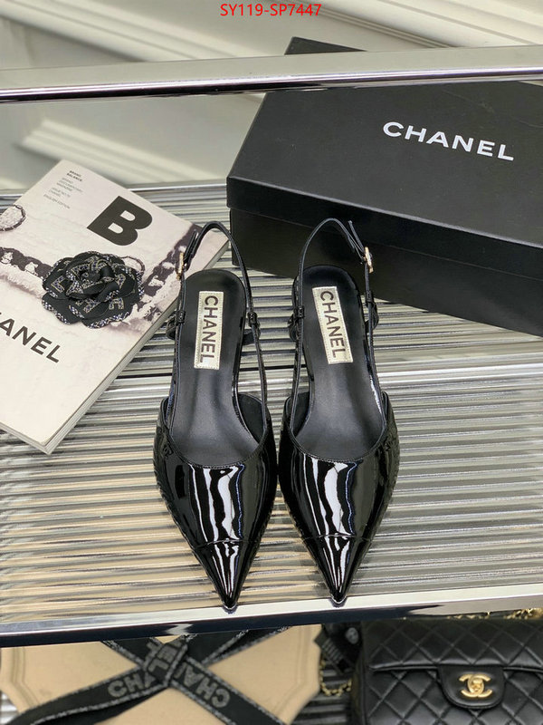 Women Shoes-Chanel,fake designer , ID: SP7447,$: 119USD