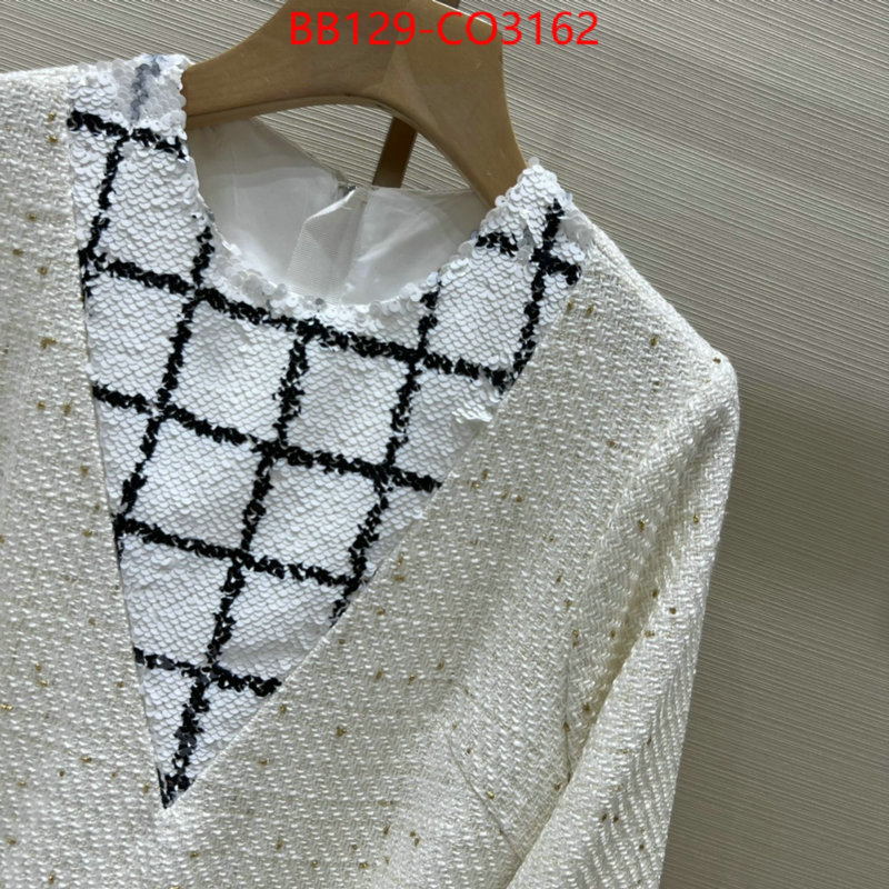 Clothing-Chanel,knockoff highest quality , ID: CO3162,$: 129USD