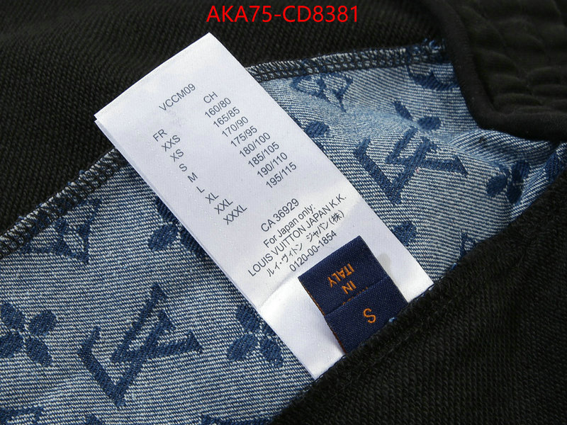 Clothing-LV,how quality , ID: CD8381,$: 75USD