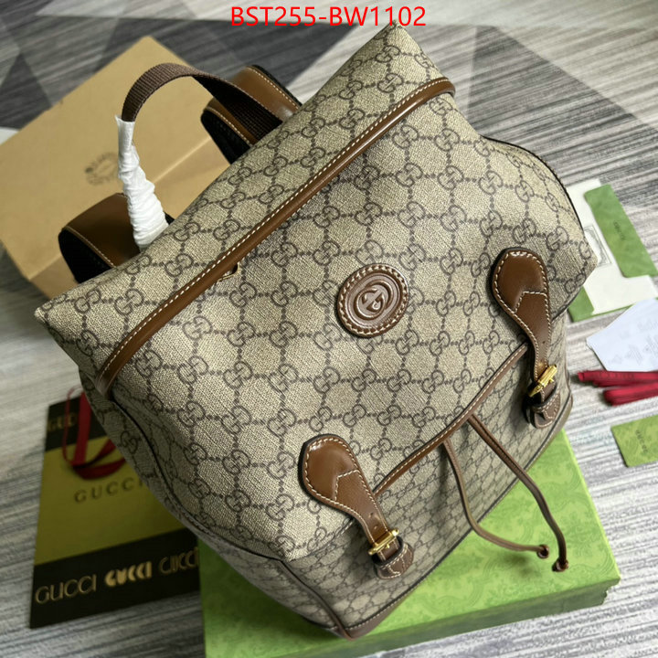 Gucci Bags(TOP)-Backpack-,fake cheap best online ,ID: BW1102,$: 255USD