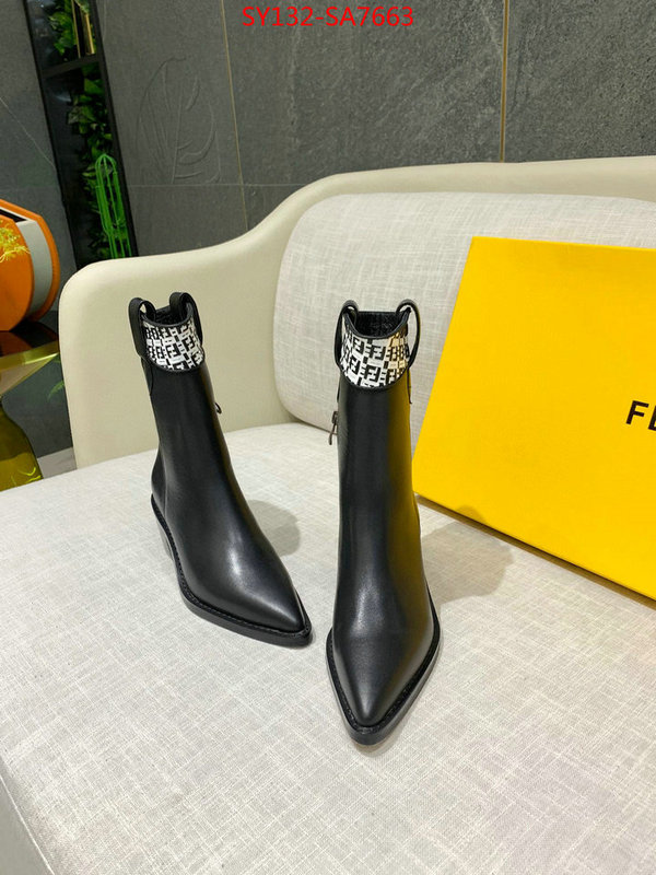 Women Shoes-Fendi,first top , ID: SA7663,$: 132USD