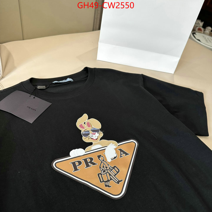 Clothing-Prada,top designer replica , ID: CW2550,$: 49USD