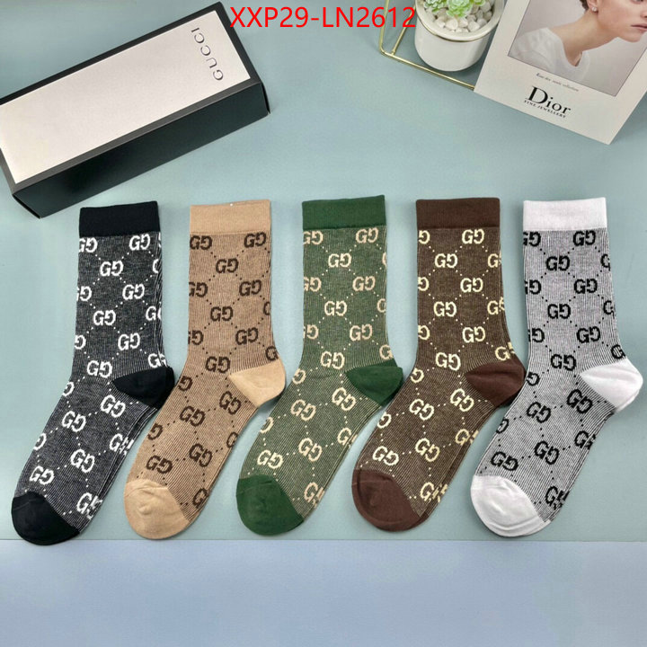 Sock-Gucci,fashion designer , ID: LN2612,$: 29USD