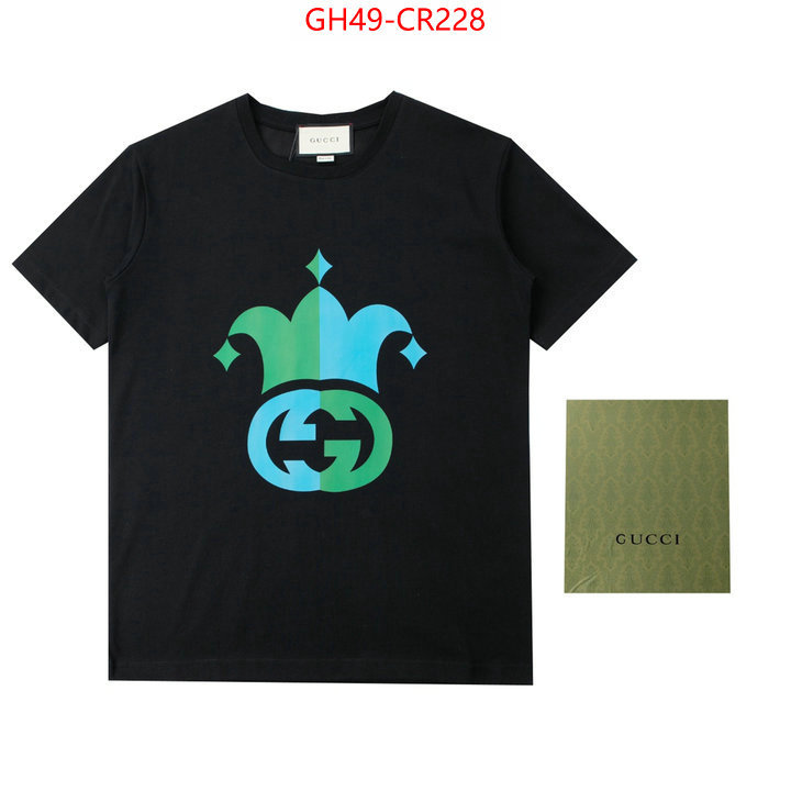 Clothing-Gucci,highest quality replica , ID: CR228,$: 49USD