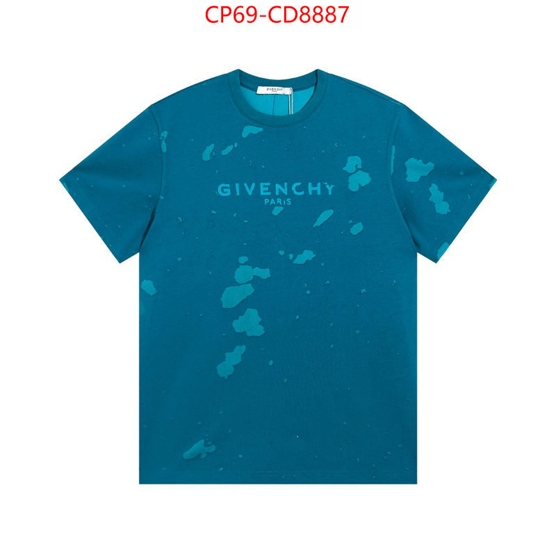 Clothing-Givenchy,2023 aaaaa replica customize ,ID: CD8887,$: 69USD