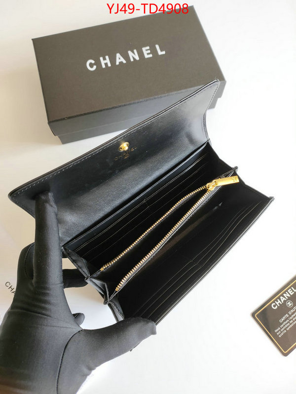 Chanel Bags(4A)-Wallet-,ID: TD4908,$: 49USD