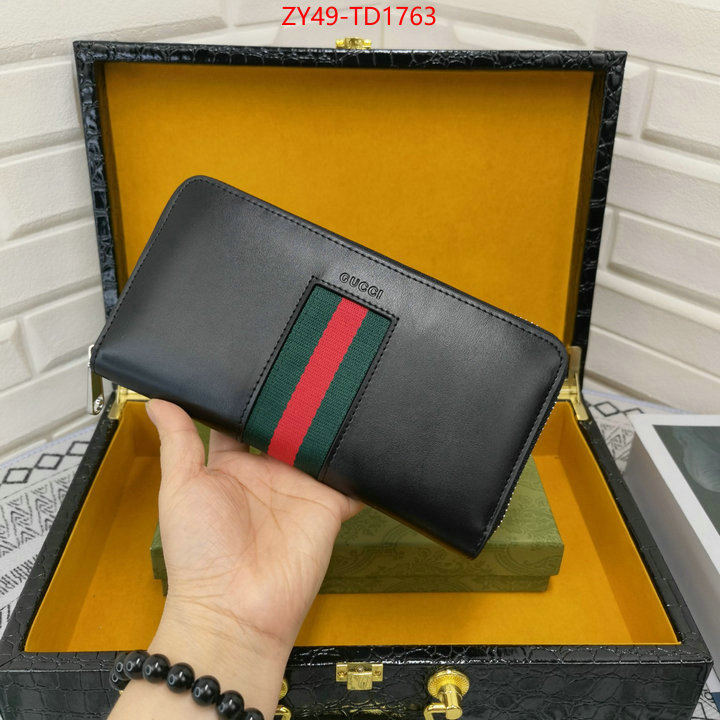 Gucci Bags(4A)-Wallet-,aaaaa customize ,ID: TD1763,$: 49USD