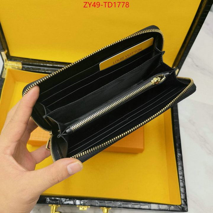 LV Bags(4A)-Wallet,ID: TD1778,$: 49USD