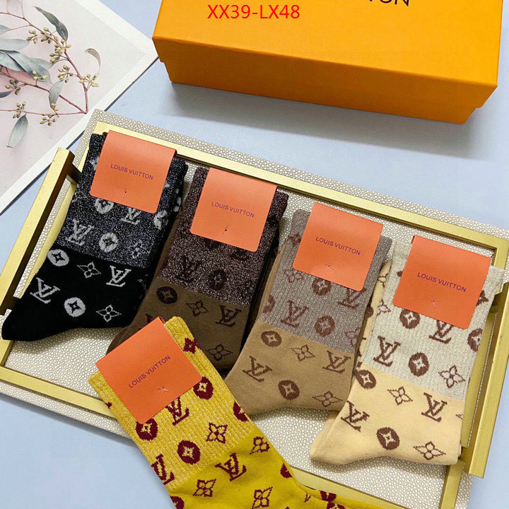 Sock-LV,top fake designer , ID:LX48,$: 39USD