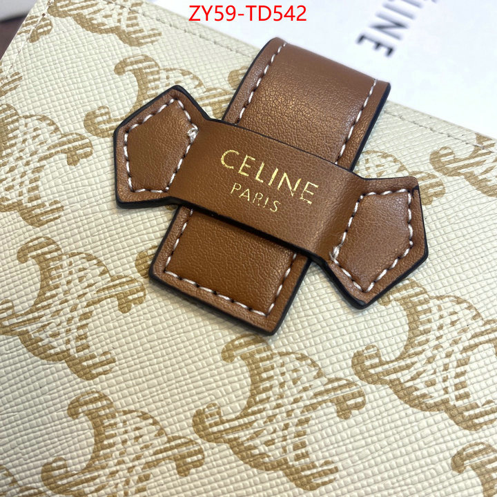 CELINE Bags(4A)-Wallet,high quality designer replica ,ID: TD542,$: 59USD