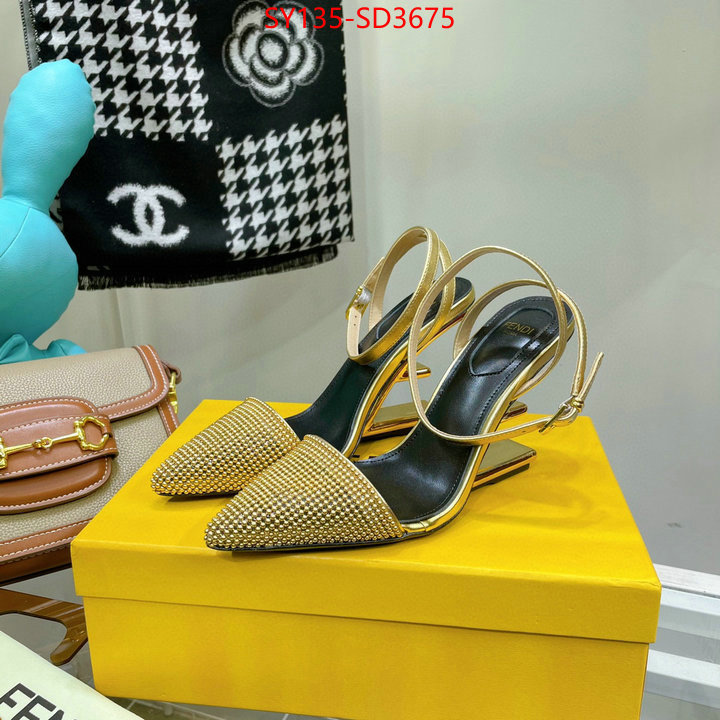 Women Shoes-Fendi,what is aaaaa quality , ID: SD3675,$: 135USD