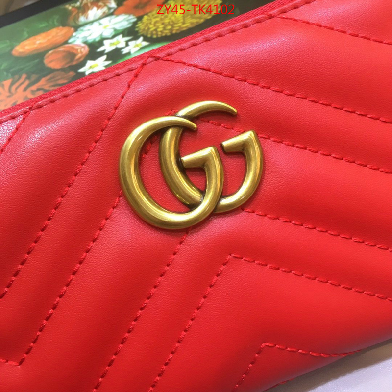 Gucci Bags(4A)-Wallet-,ID: TK4102,$:45USD