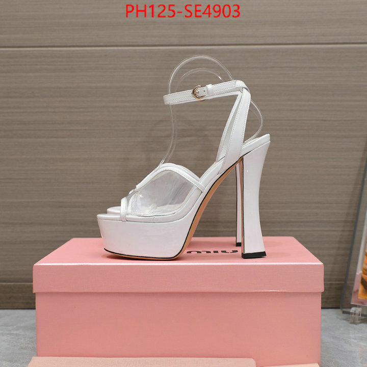 Women Shoes-Miu Miu,high quality designer replica , ID: SE4903,$: 125USD