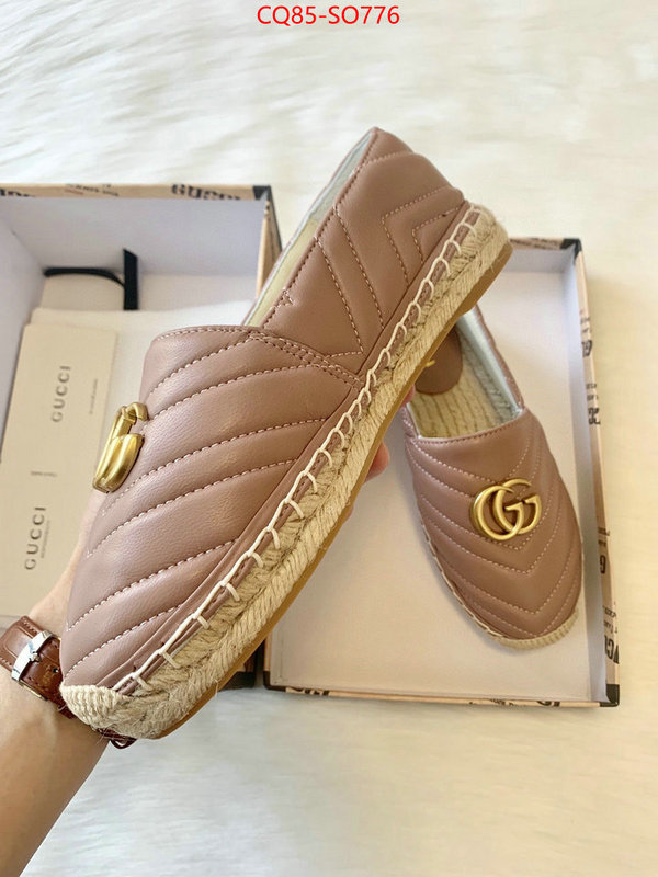 Women Shoes-Gucci,best quality replica , ID: SO776,$: 85USD