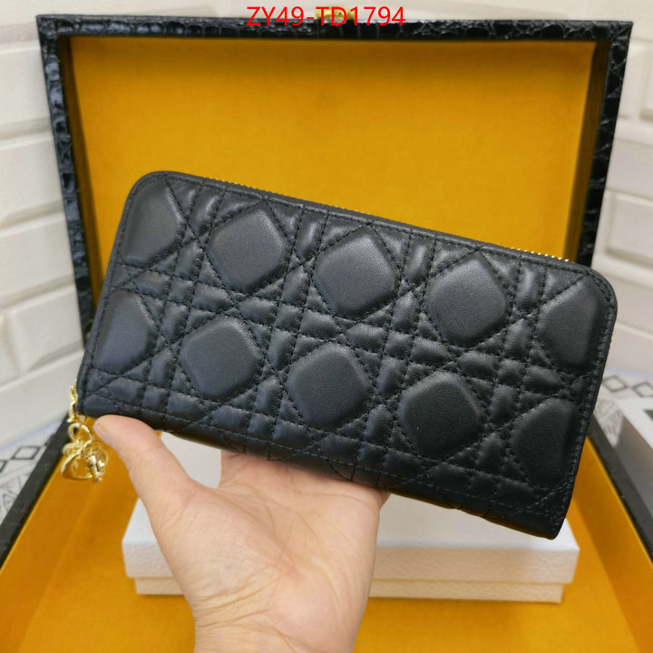 Dior Bags(4A)-Wallet-,ID: TD1794,$: 49USD