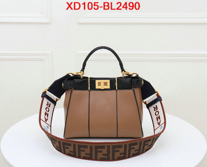 Fendi Bags(4A)-Peekaboo,high quality designer replica ,ID: BL2490,$: 105USD