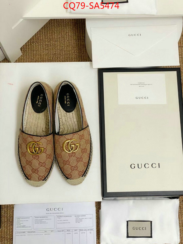 Women Shoes-Gucci,high quality designer replica , ID: SA5474,$: 79USD