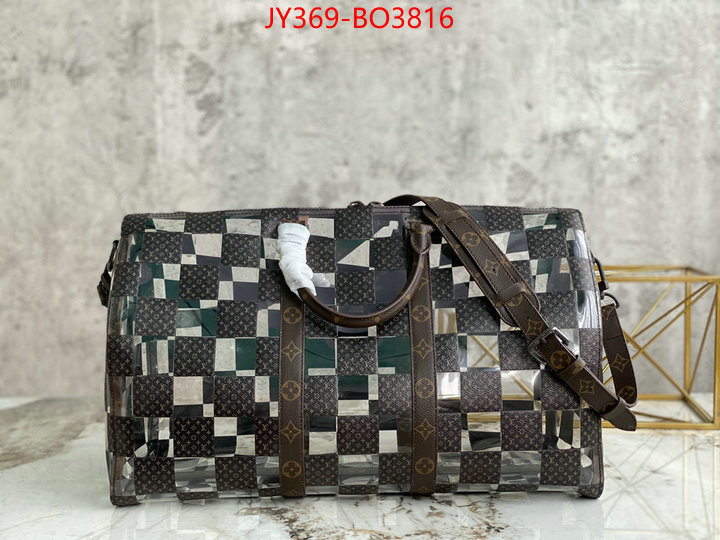 LV Bags(TOP)-Keepall BandouliRe 45-50-,ID: BO3816,$: 369USD
