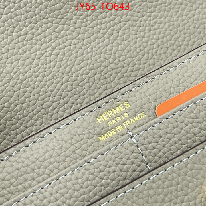 Hermes Bags(4A)-Wallet-,cheap wholesale ,ID: TO643,$: 65USD