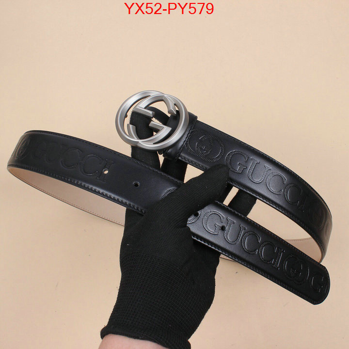 Belts-Gucci,what's the best to buy replica , ID: PY579,$:52USD