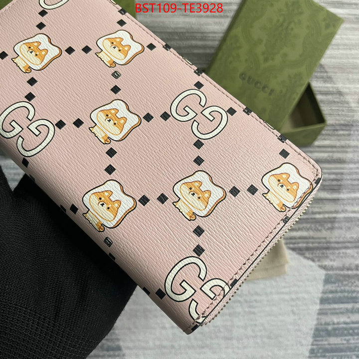 Gucci Bags(TOP)-Wallet-,replica how can you ,ID: TE3928,$: 109USD