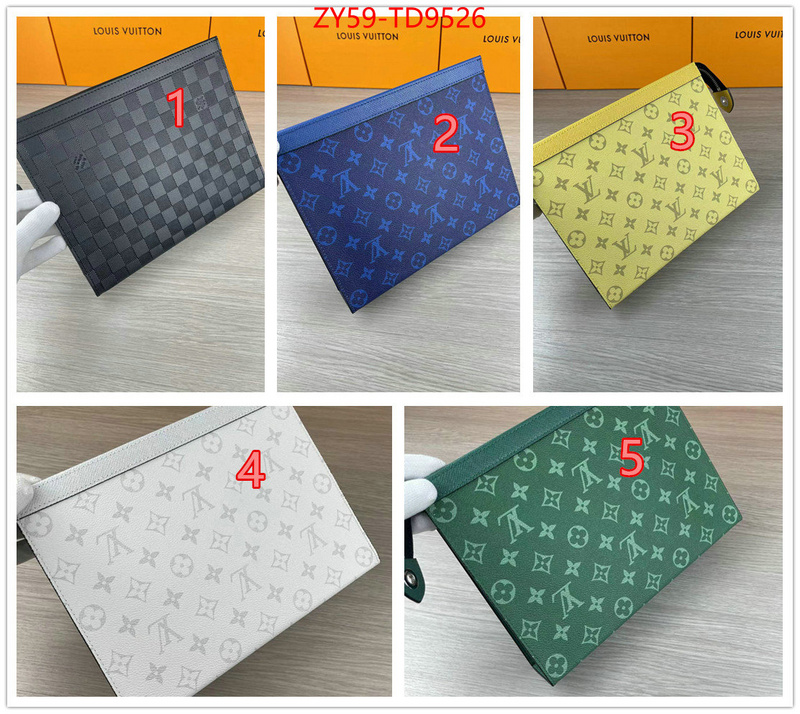 LV Bags(4A)-Wallet,counter quality ,ID: TD9526,$: 59USD