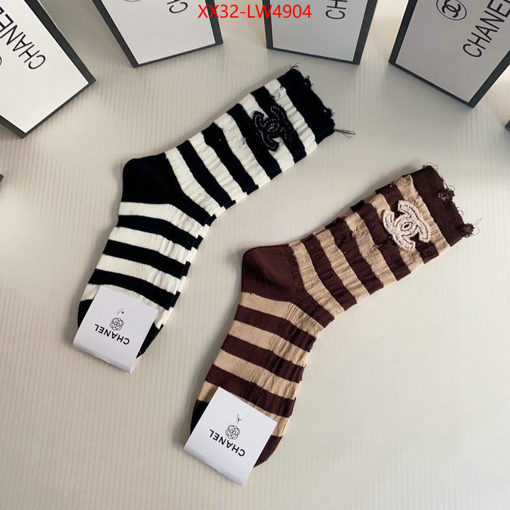 Sock-Chanel,replica aaaaa+ designer , ID: LW4904,$: 32USD