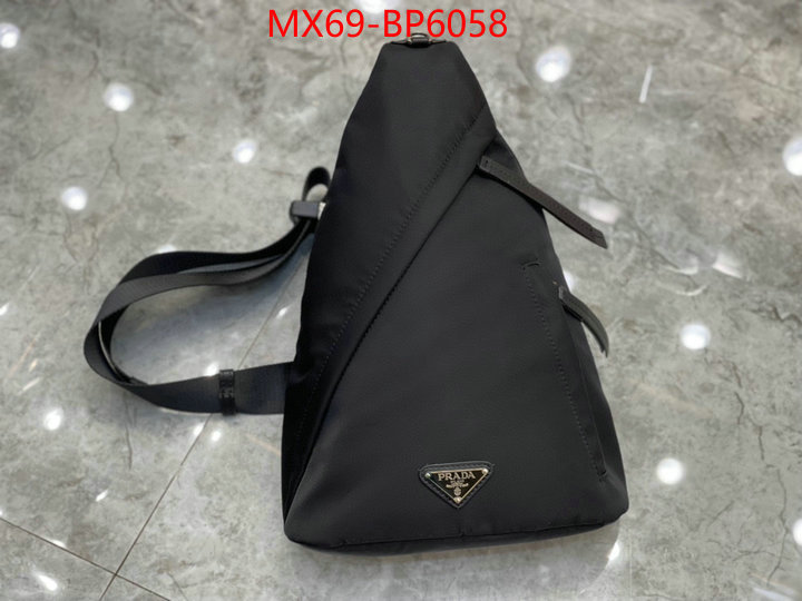 Prada Bags(4A)-Diagonal-,replica 1:1 high quality ,ID: BP6058,$: 69USD