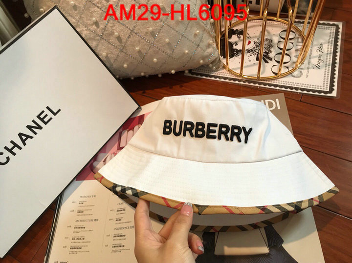 Cap (Hat)-Burberry,buy best high-quality , ID: HL6095,$: 29USD