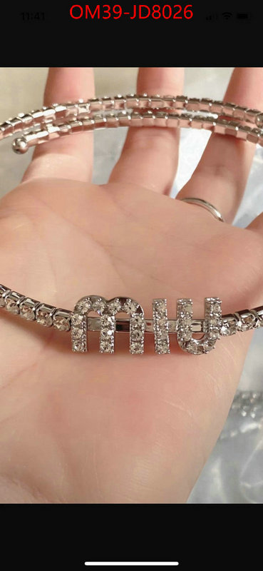 Jewelry-Miu Miu,1:1 replica ,ID: JD8026,$: 39USD