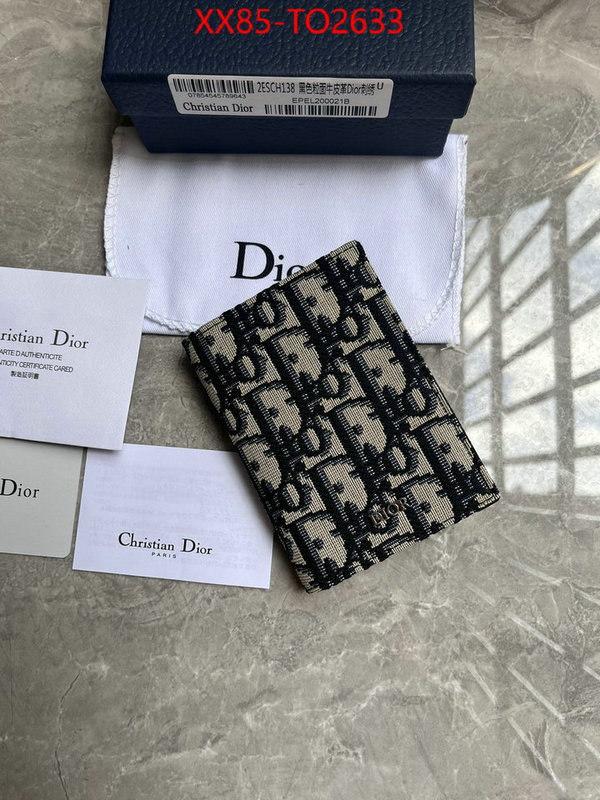 Dior Bags(TOP)-Wallet-,ID: TO2633,$: 85USD