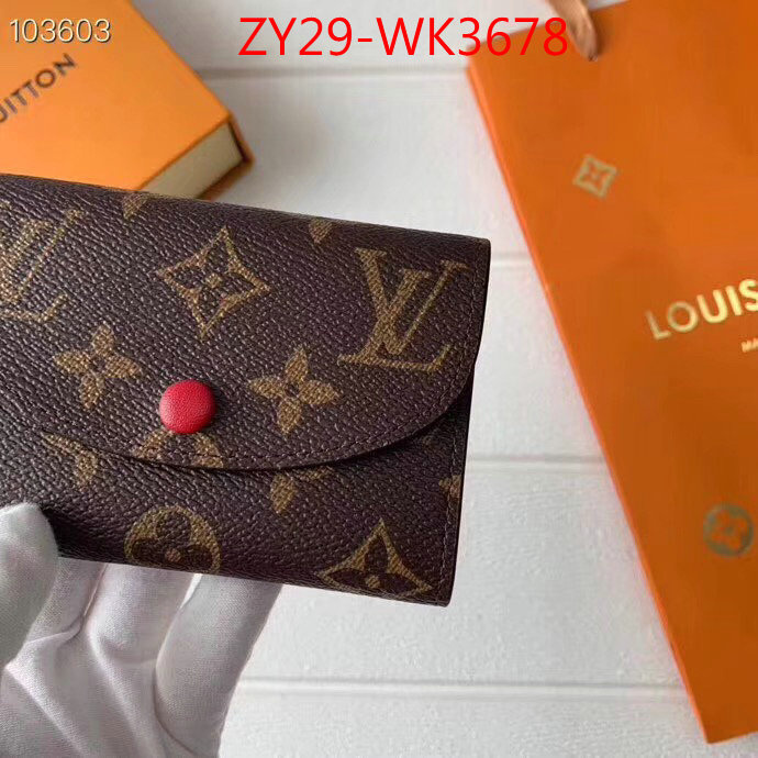 LV Bags(4A)-Wallet,ID: WK3678,$:29USD