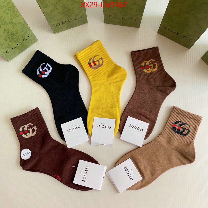 Sock-Gucci,aaaaa+ replica designer , ID: LW1467,$: 29USD