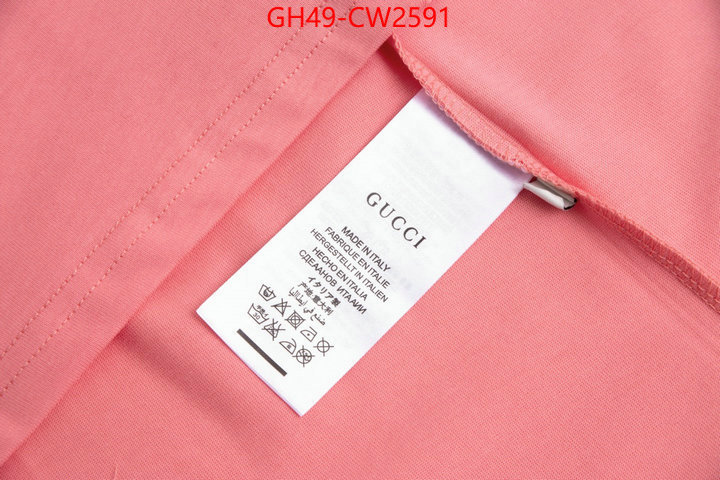 Clothing-Gucci,replica 1:1 , ID: CW2591,$: 49USD