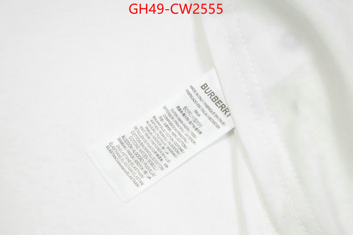 Clothing-Burberry,high quality designer , ID: CW2555,$: 49USD