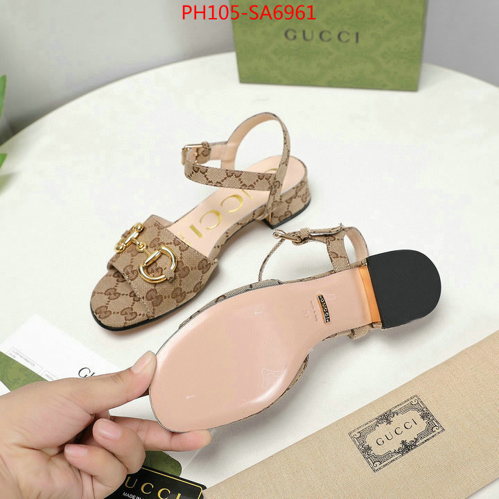 Women Shoes-Gucci,the highest quality fake , ID: SA6961,$: 105USD